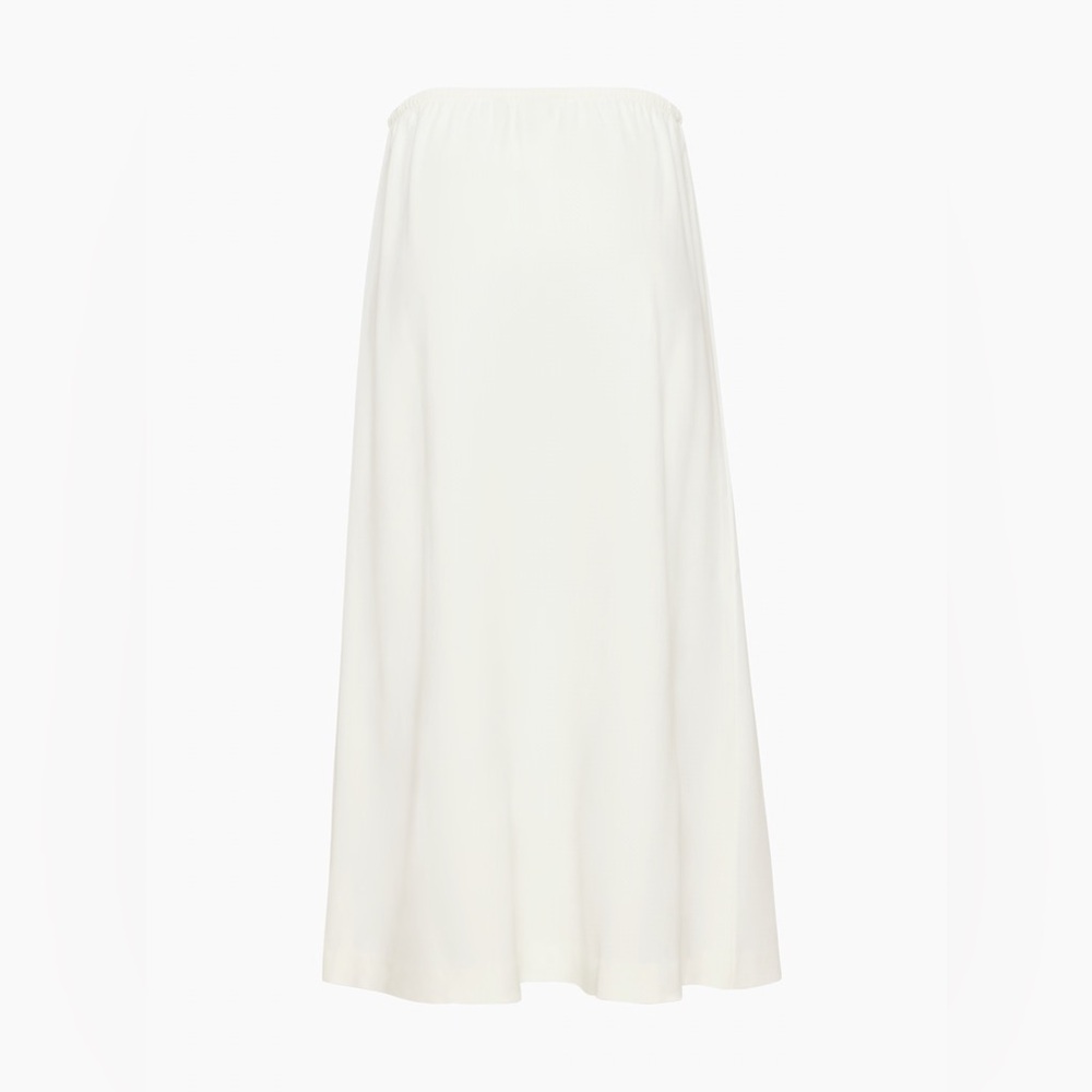 Aritzia Cream Maxi Skirt with Drawstring Waist - Picture 2 of 8